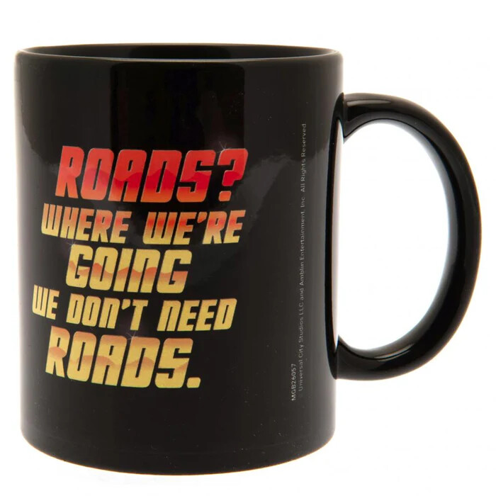 Κούπα Back to the Future - We Don't Need Roads