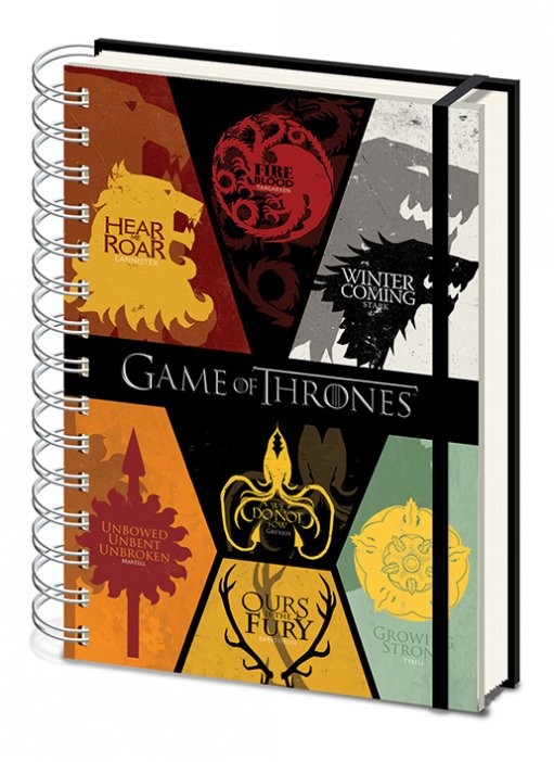 Notebook Game of Thrones - Sigils A5