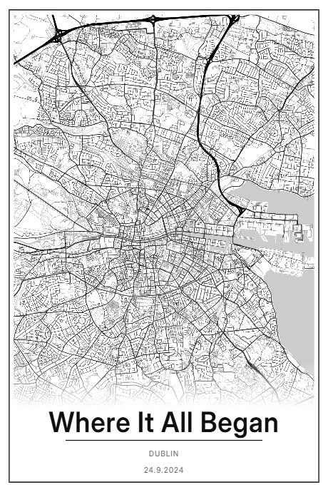 Poster Custom Map Print