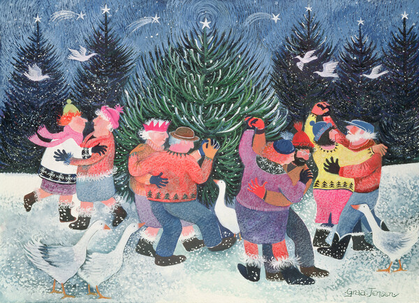 Плакат Dancing Round the Tree