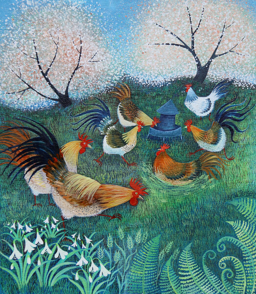 Плакат Orchard Hens, 2021