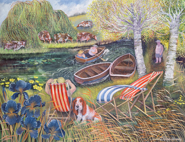 Плакат Breezy River, 1995