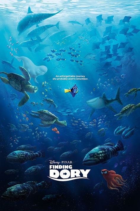 Poster Finding Dory - Unforgettable Journey