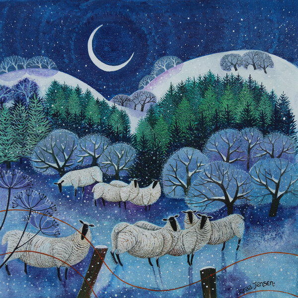 Плакат Winter Downland Sheep, 2024