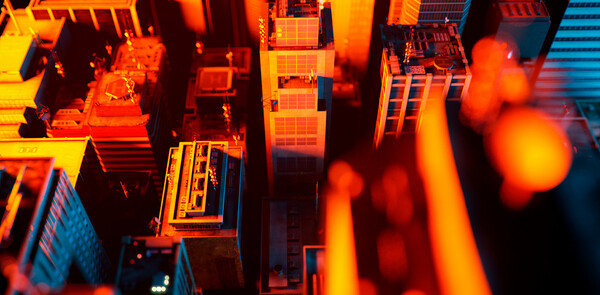 Плакат Urban Glow,  c.2015-2025