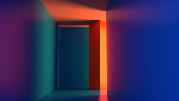 Плакат Colorful Hallway Illumination, c.2015-2025