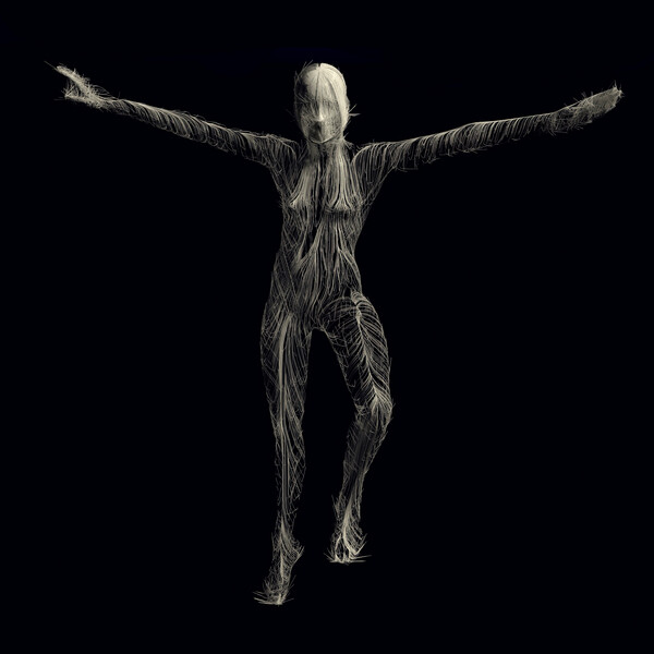 Плакат Jumping Thread Figure, c.2015-2025