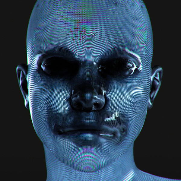 Плакат Grid Face Dispersion,  c.2015-2025