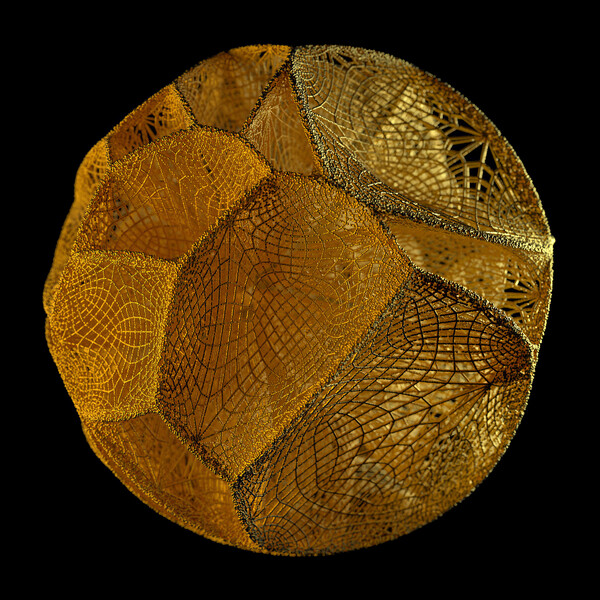 Плакат Faceted Mesh, c.2015-2025