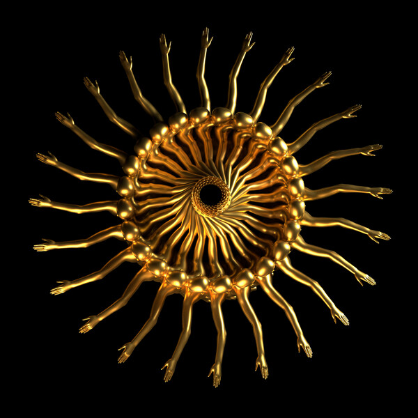 Плакат Radial Figure Arms Dance, c.2015-2025