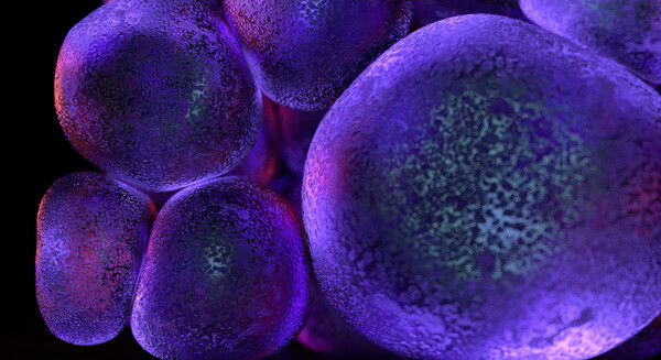 Плакат Purple Spherical Compression,  c.2015-2025