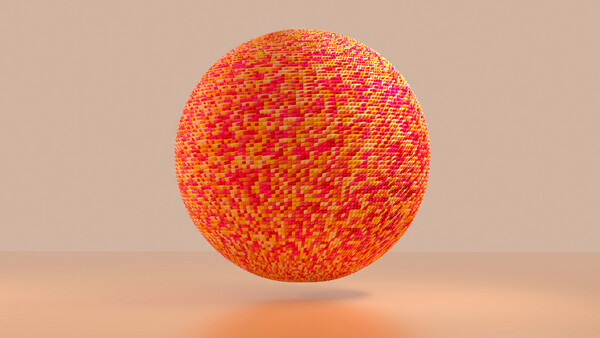 Плакат Spherical Pattern,  c.2015-2025