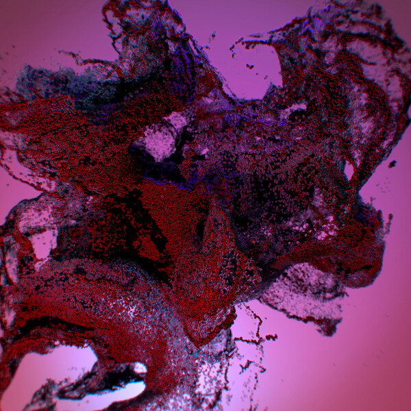Плакат Particle Turbulant Growth, c.2015-2025
