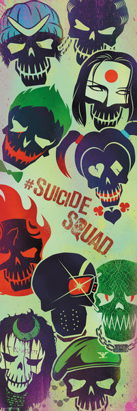 Плакат Suicide Squad - Faces