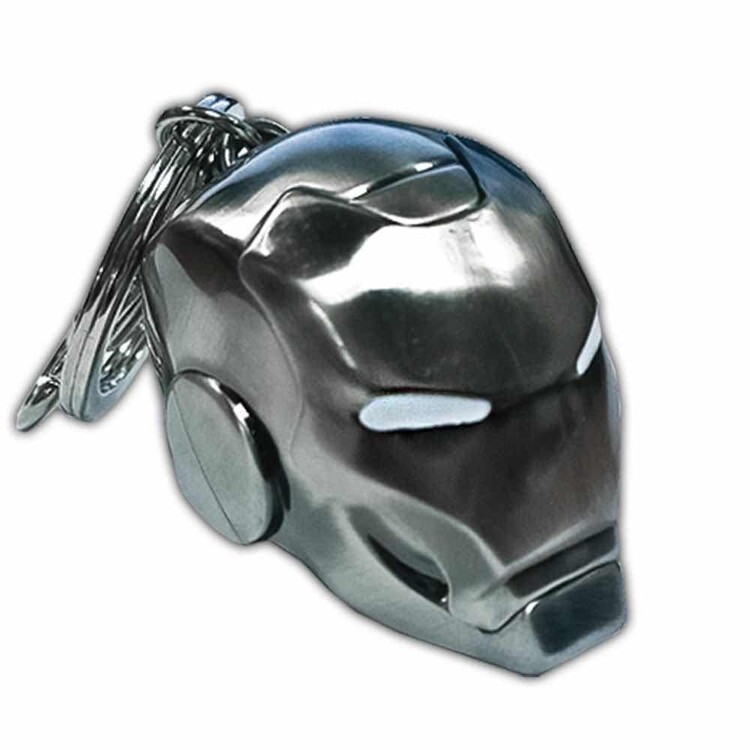 Keychain Marvel Comics - Iron Man Helmet Mark II
