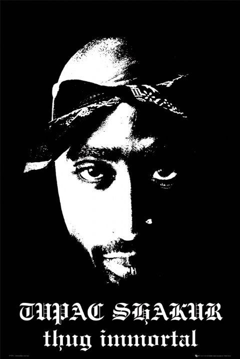 Poster Tupac - thug immortal