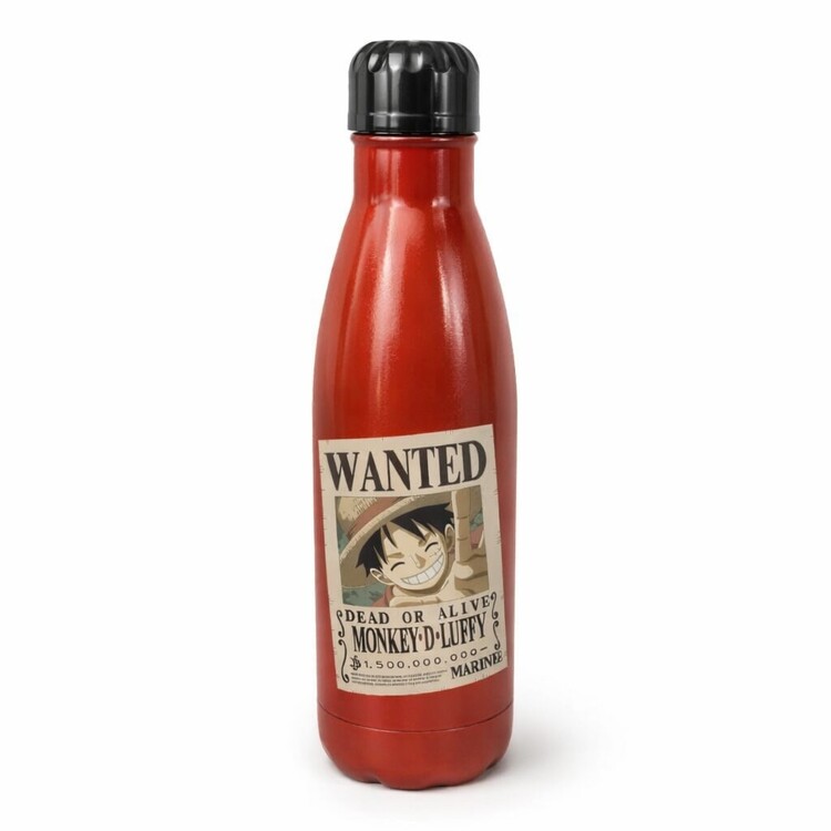 Steklenica One Piece - Wanted - Monkey D. Luffy