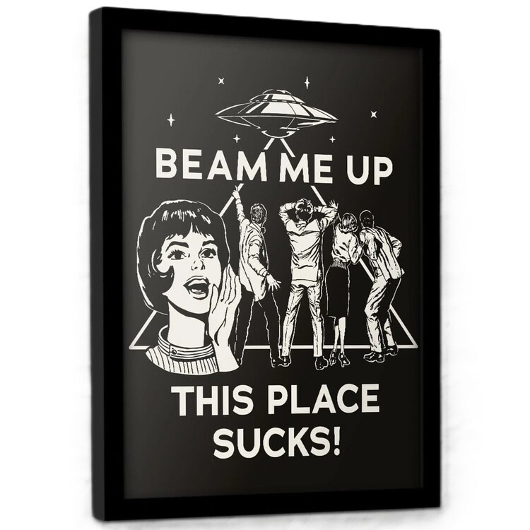 Uokvirjen plakat Stranger Things 5 - This Place Sucks