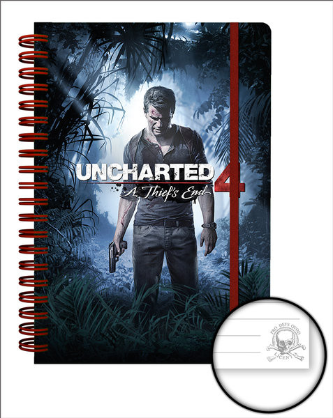 Σημειωματάριο Uncharted 4 - Cover