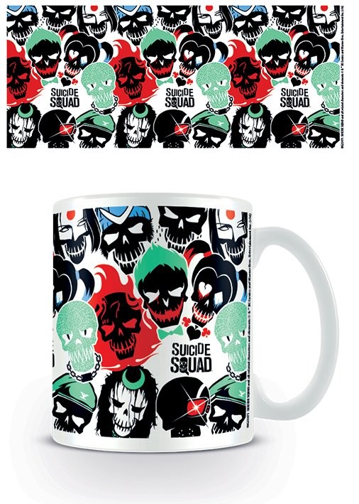 Mug Suicide Squad - Skulls Mono