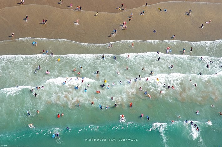 Плакат Jason Hawkes - Widemouth Bay, Cornwall