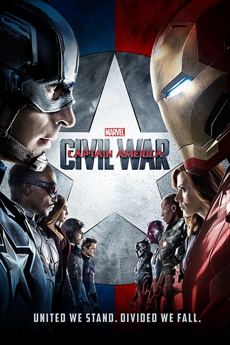 Плакат Capitán América: Civil War - One Sheet