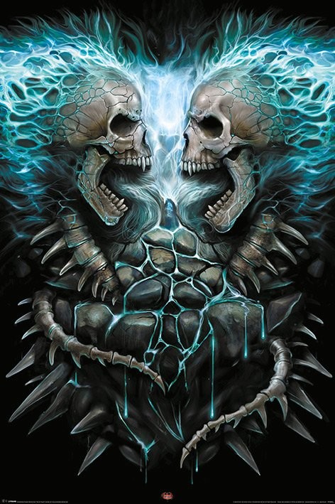Плакат Spiral - Flaming Spine