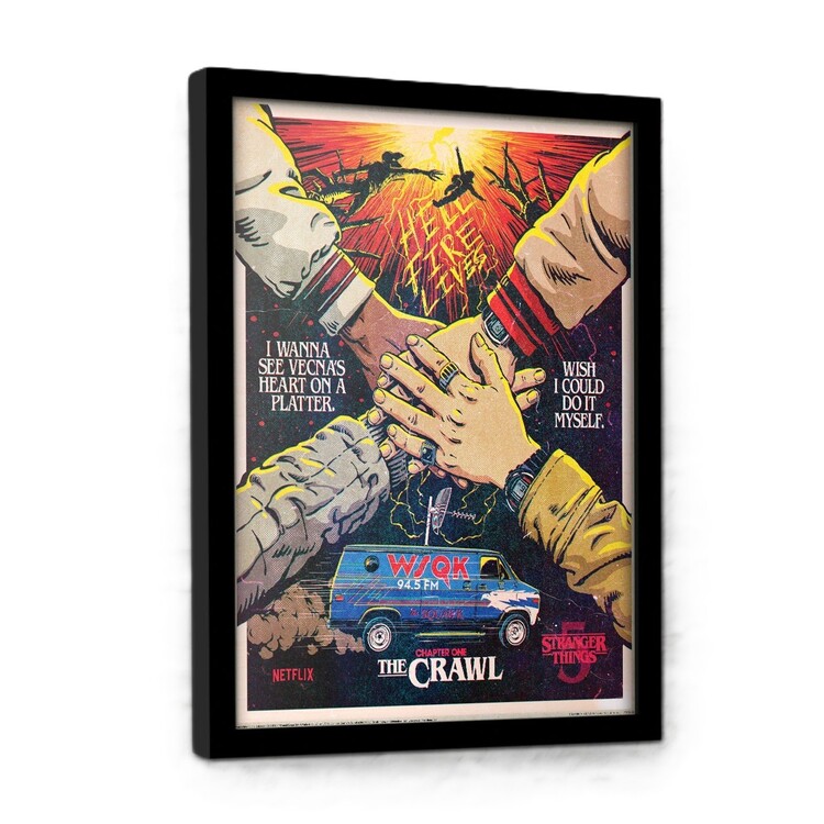 Framed Poster Stranger Things 5 - EP1 The Crawl