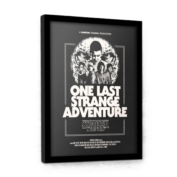 Framed Poster Stranger Things 5 - One Last Strange Adventure