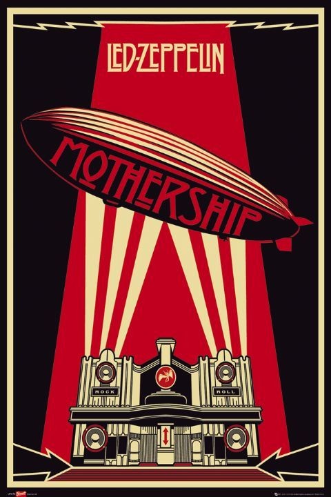 Плакат Led Zeppelin - mothership