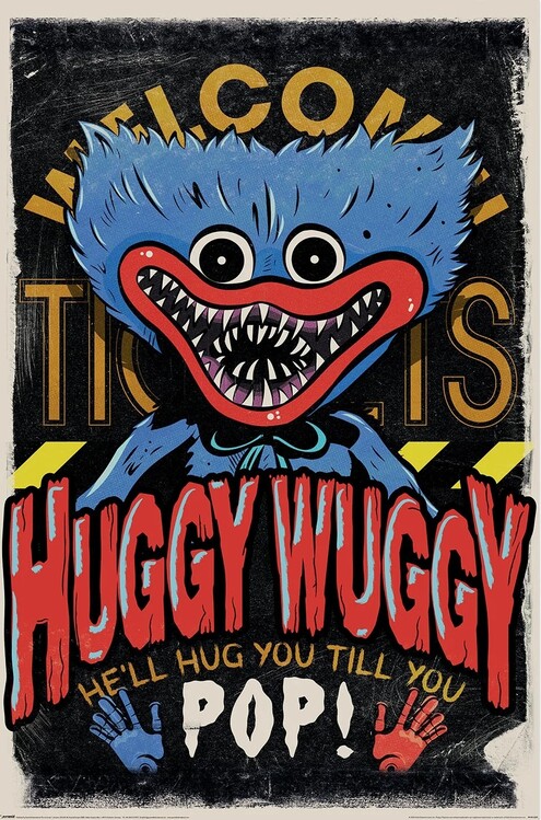 Αφίσα Poppy Playtime - Huggy Wuggy