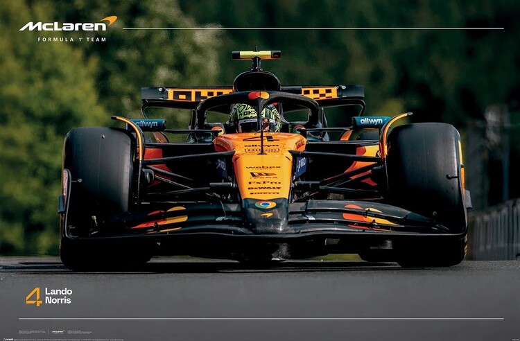 Αφίσα Formula 1 - Lando Norris Number 4