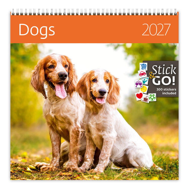 Calendário 2027 Planeador – Cães