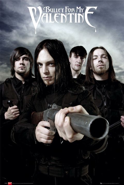 Плакат Bullet for my valentine - guns