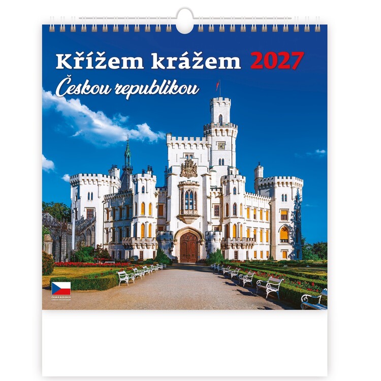 Календар 2027 Criss-cross Through the Czech Republic