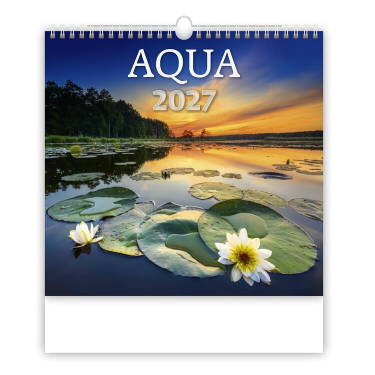Calendar 2027 Aqua