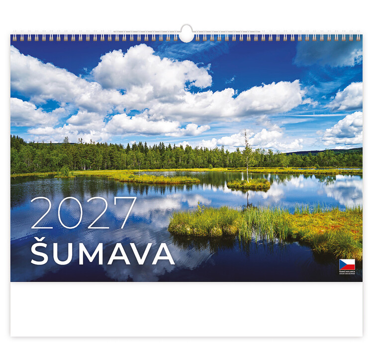 Calendário 2027 Šumava | checo