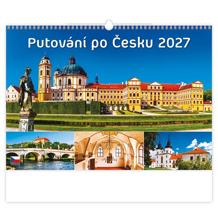 Календар 2027 Подорож Чехією | чеською