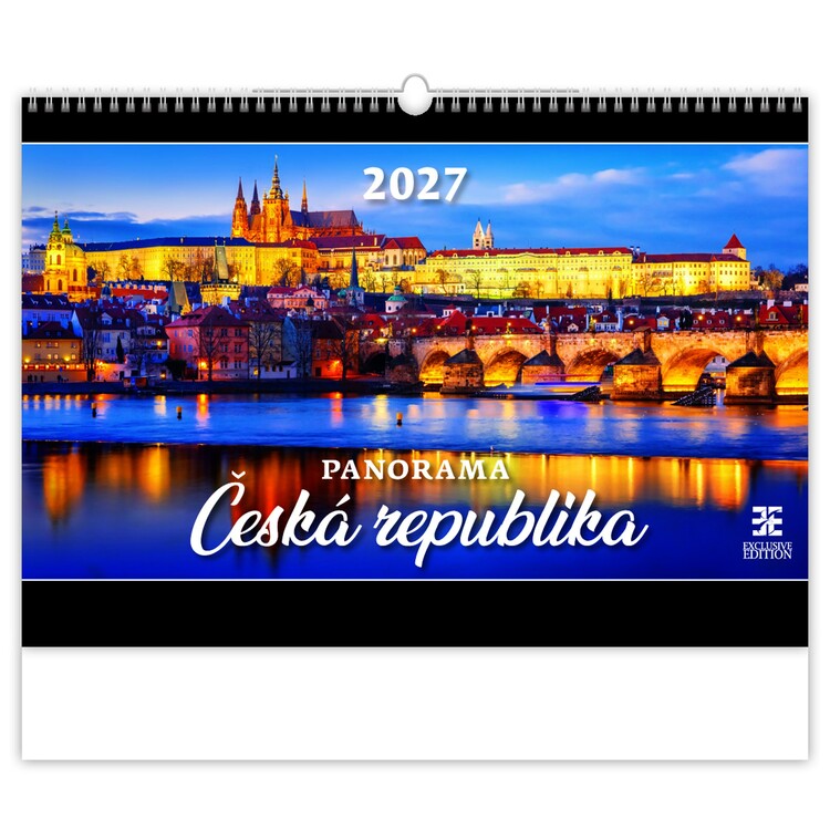 Календар 2027 Панорама – Чеська Республіка | чеською