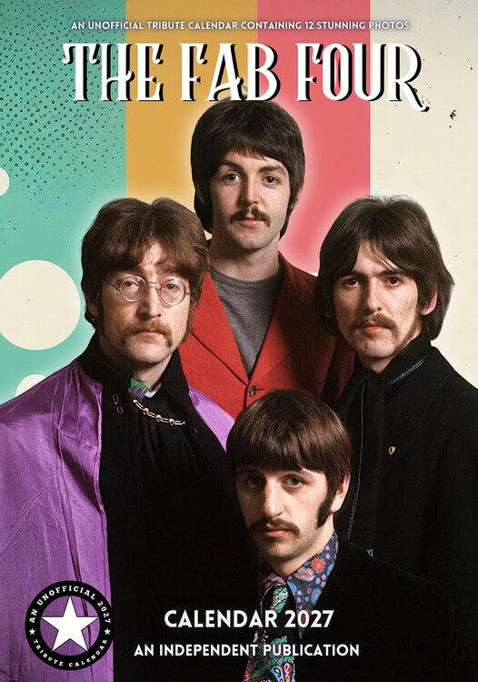 Calendar 2027 The Fab Four