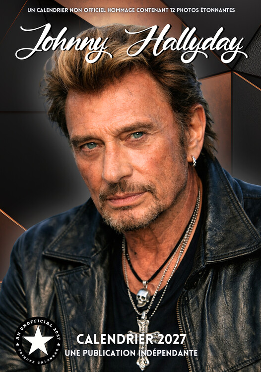Calendar 2027 Johnny Hallyday