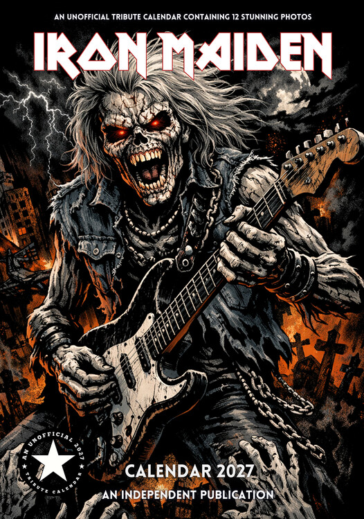 Calendar 2027 Iron Maiden