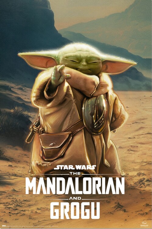 Плакат Star Wars: The Mandalorian and Grogu - Grogu