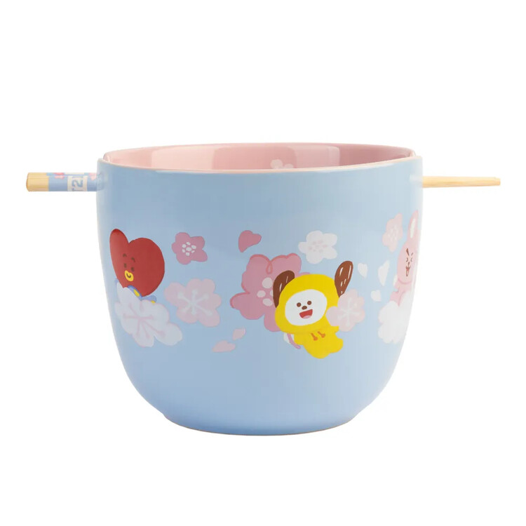 Set de cuenco y palillos para ramen BT21