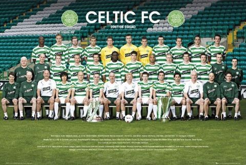 Poster Celtic - Team photo 07/08