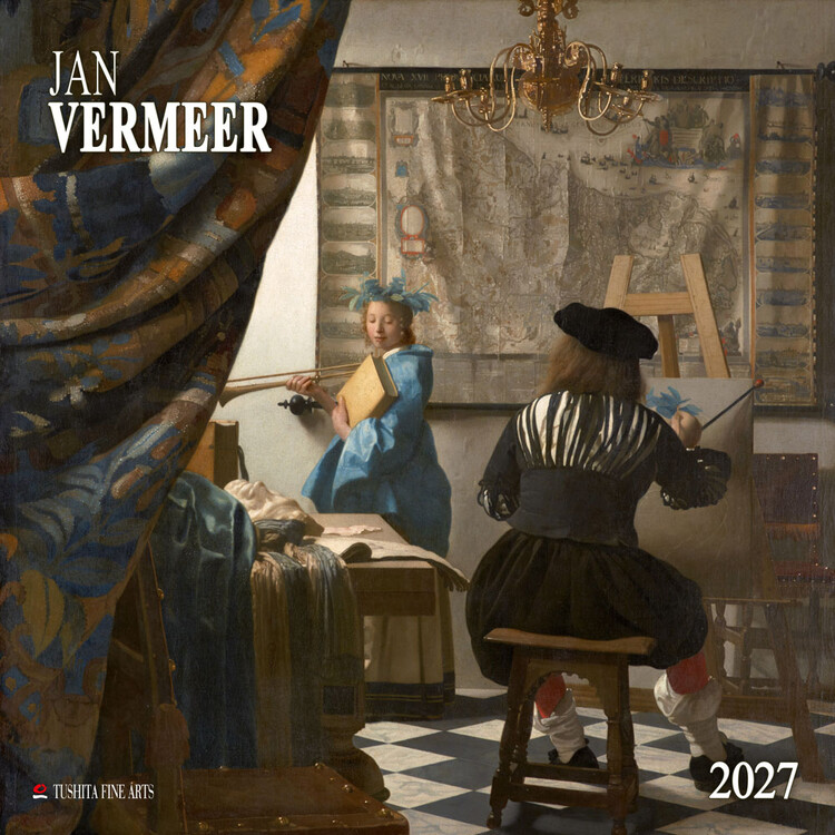 Календар 2027 Ян Вермеєр ван Делфт | 16-місячний
