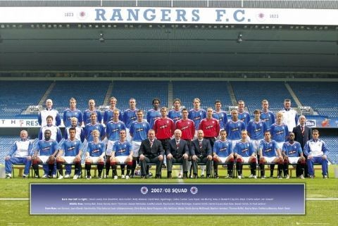 Плакат Rangers - Team photo 07/08