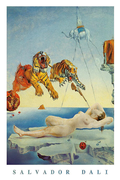Плакат Salvador Dali - Dream Caused By A Bee Flight