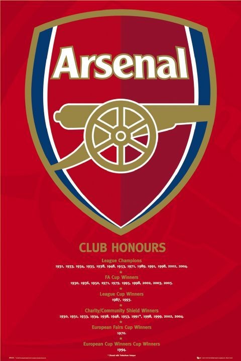 Плакат Arsenal - honours