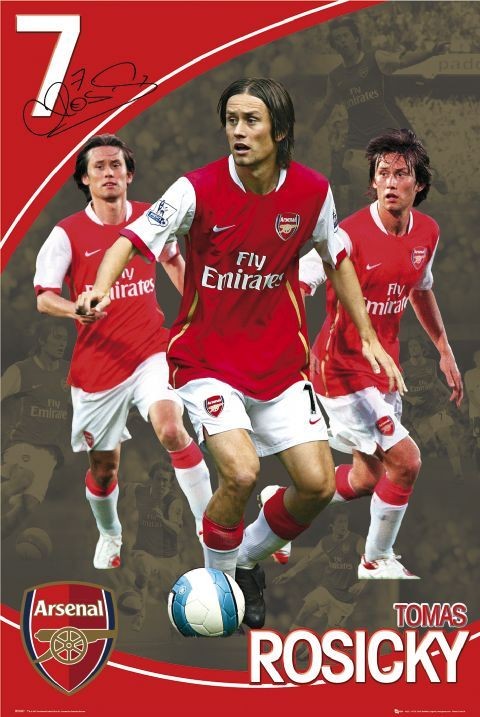Плакат Arsenal - rosicky 07/08